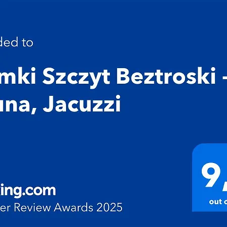 Szczyt Beztroski Jacuzzi & Sauna Dağ evi *